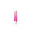 Womens/ladies Cut-out Back Midi Dress Pink Emporio Armani EA7-1