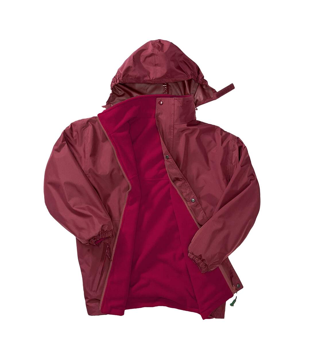 Mens Stormdri 4000 Reversible Waterproof Jacket Burgundy Result-1