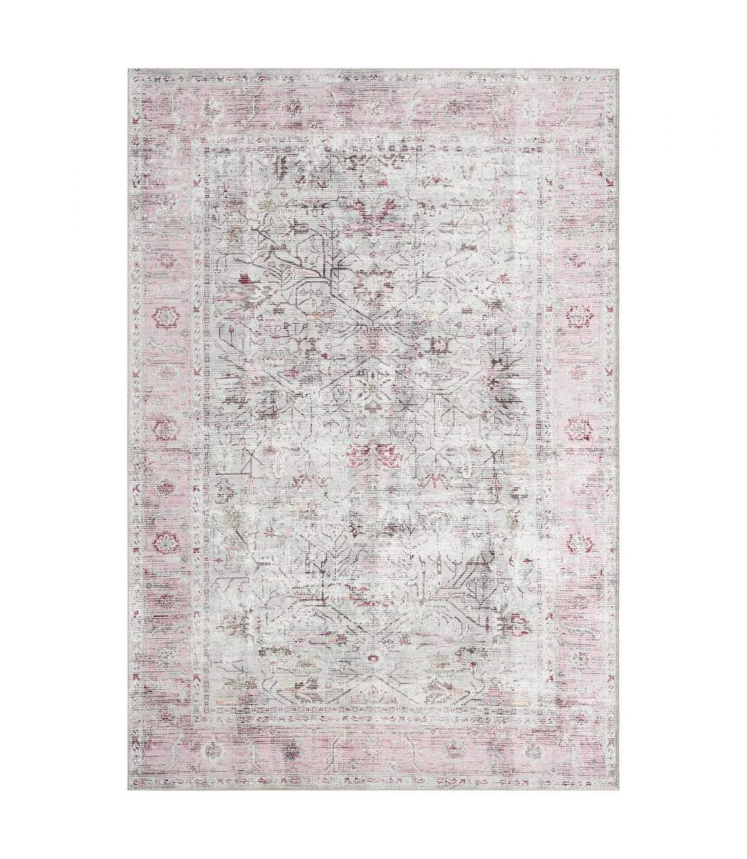 Tapis orient tissé en coton motif classique ABLAI-1