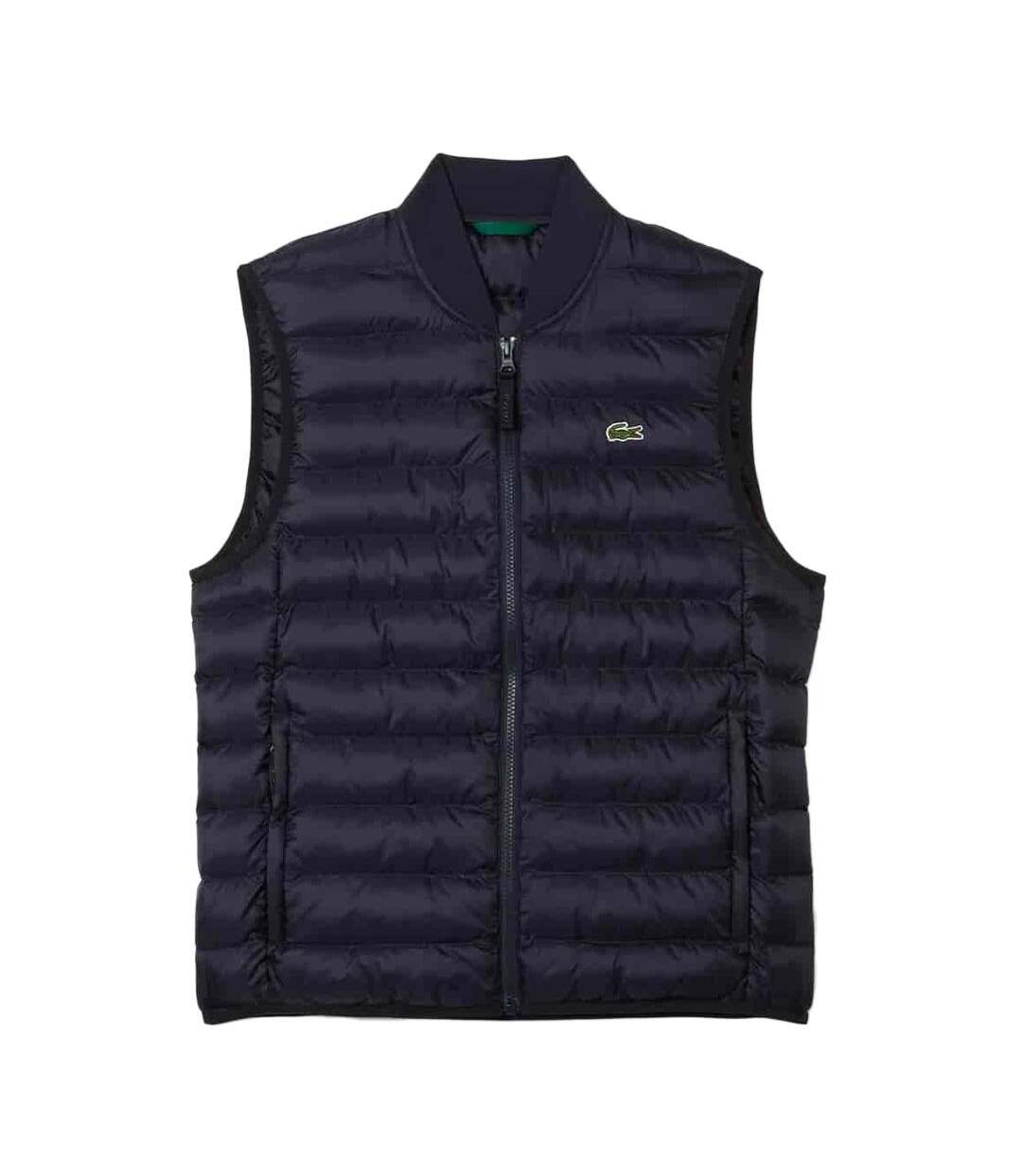Doudoune sans manches marine homme lacoste bh0537-2