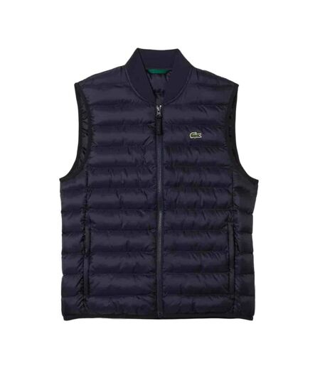 Doudoune sans manches marine homme lacoste bh0537