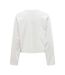T-Shirt manches longues blanc femme jdy washed-2