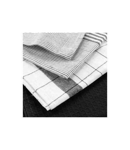 Lot de 3 Torchons Vibrato 50x70cm Noir