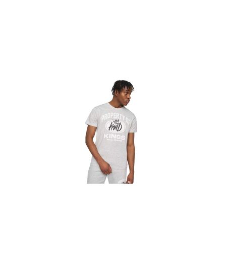 T-shirt Motif/style Imprimé Graphique Prop Homme Gris Kings Will Dream