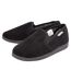 Mens Tartan Lined Slippers With Memory Foam-1