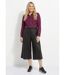 Jupe-culotte maille unie aspect peau-3