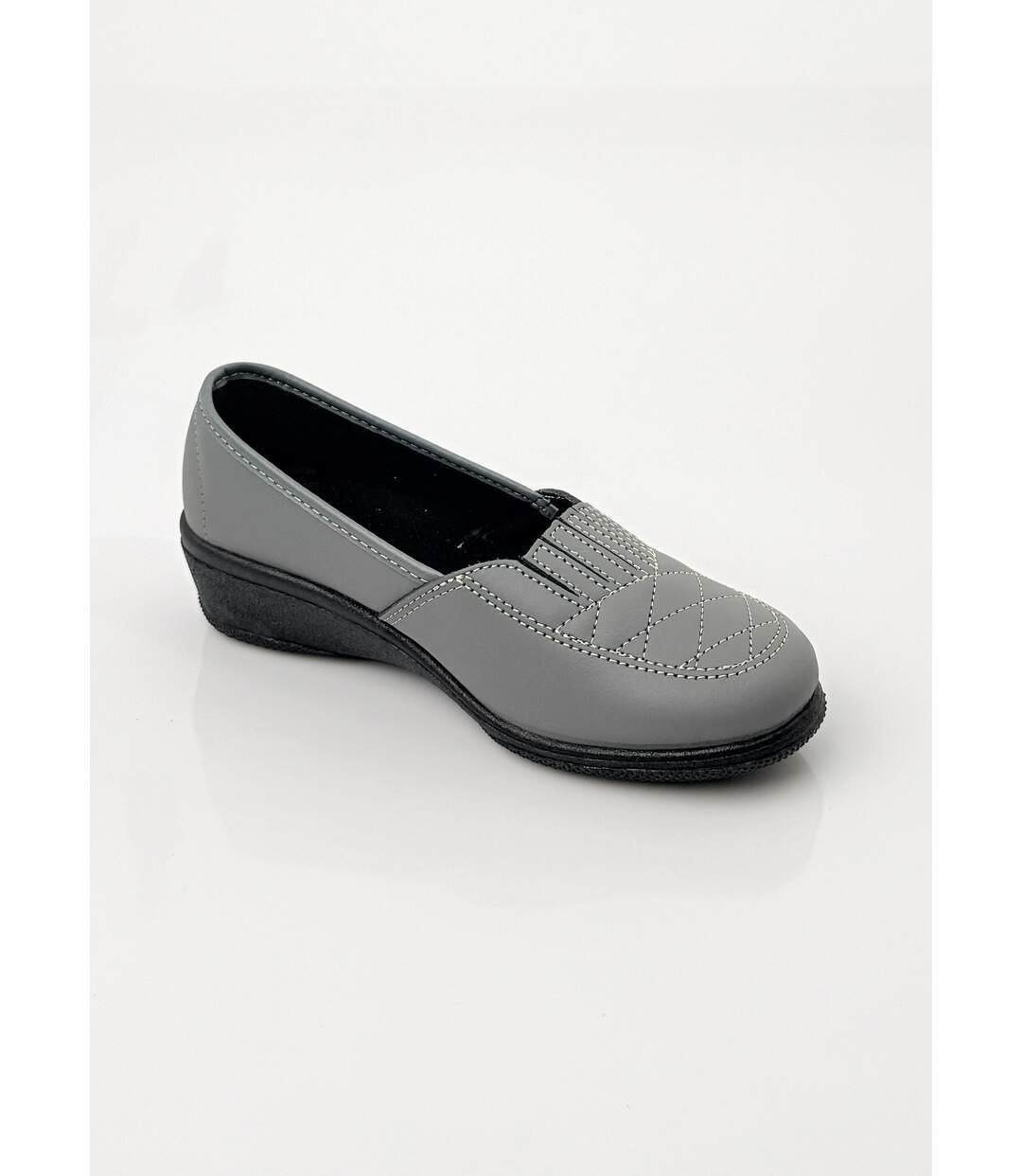 Mocassins cuir largeur confort élastiqués-1