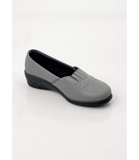 Mocassins cuir largeur confort élastiqués