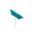 Parasol de Plage Carré Helenie 239cm Turquoise