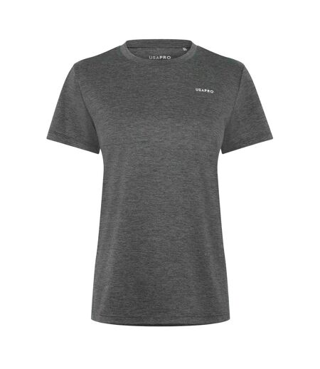 T-shirt Tech C Femme Anthracite USA Pro