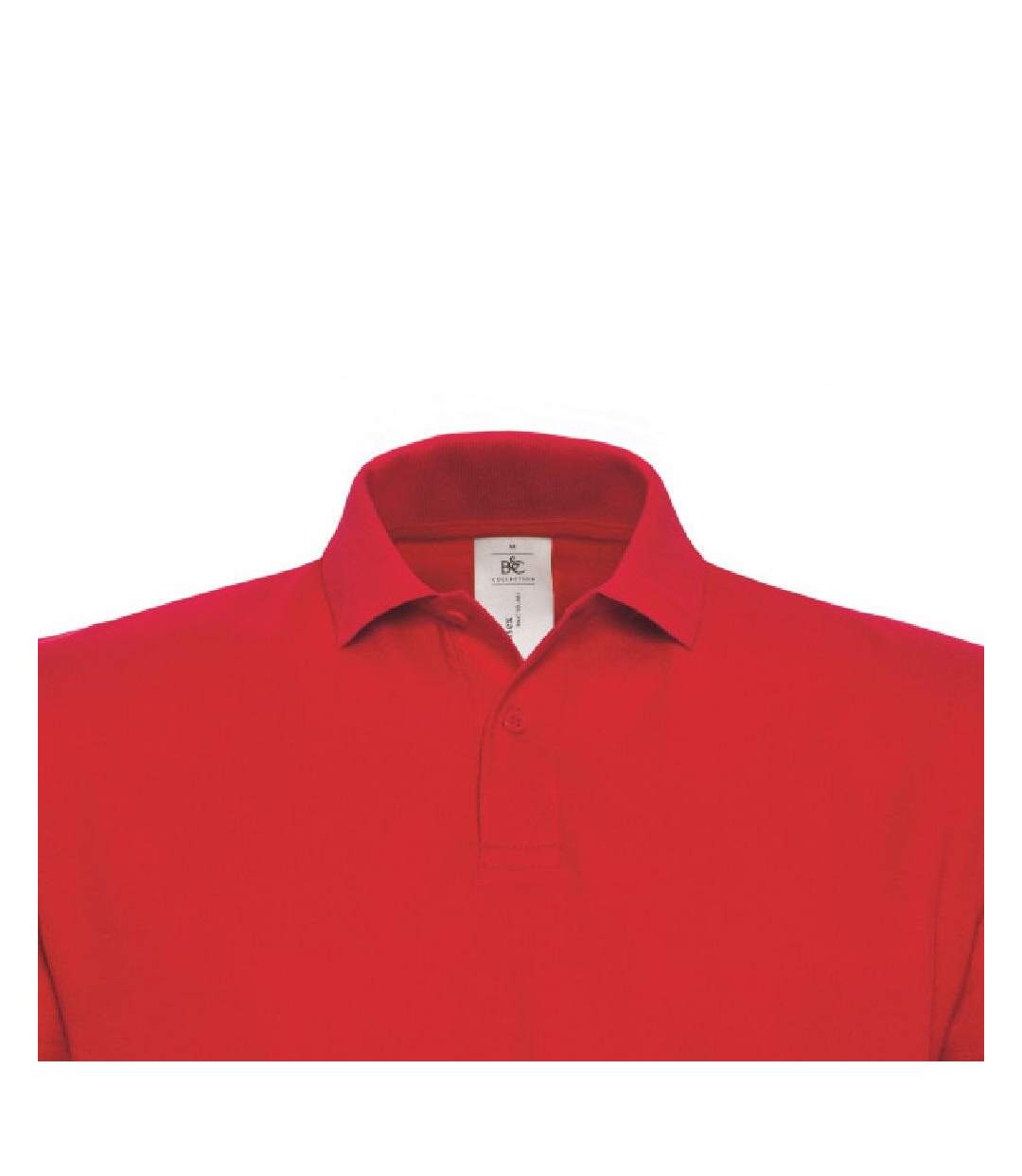 B&c Id.001 Polo À Manches Courtes Pour Hommes Rouge B And C-3