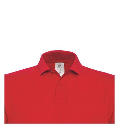 B&c Id.001 Polo À Manches Courtes Pour Hommes Rouge B And C