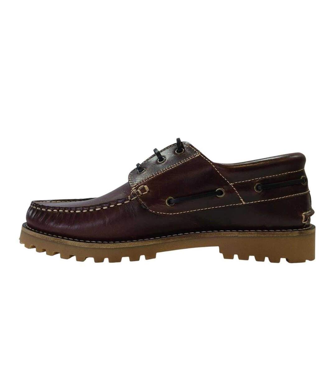 Mens Jose Classic Leather Shoes Bordeaux Red Firetrap-3
