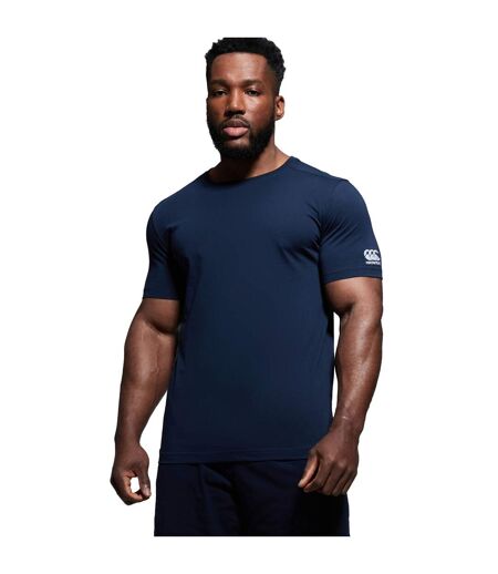 Mens Club Plain T-shirt Navy Canterbury