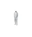 Mens Hooded Long-sleeved Tracksuit Set Light Grey Puma-1