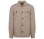 Surchemise délavée en lin - Homme - PATS516 - beige linen washed sand-1