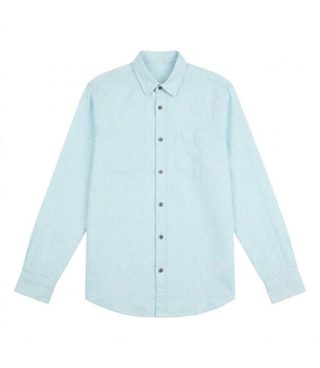 Chemise Manches Longues Homme Bleu Pâle US Polo Assn-1