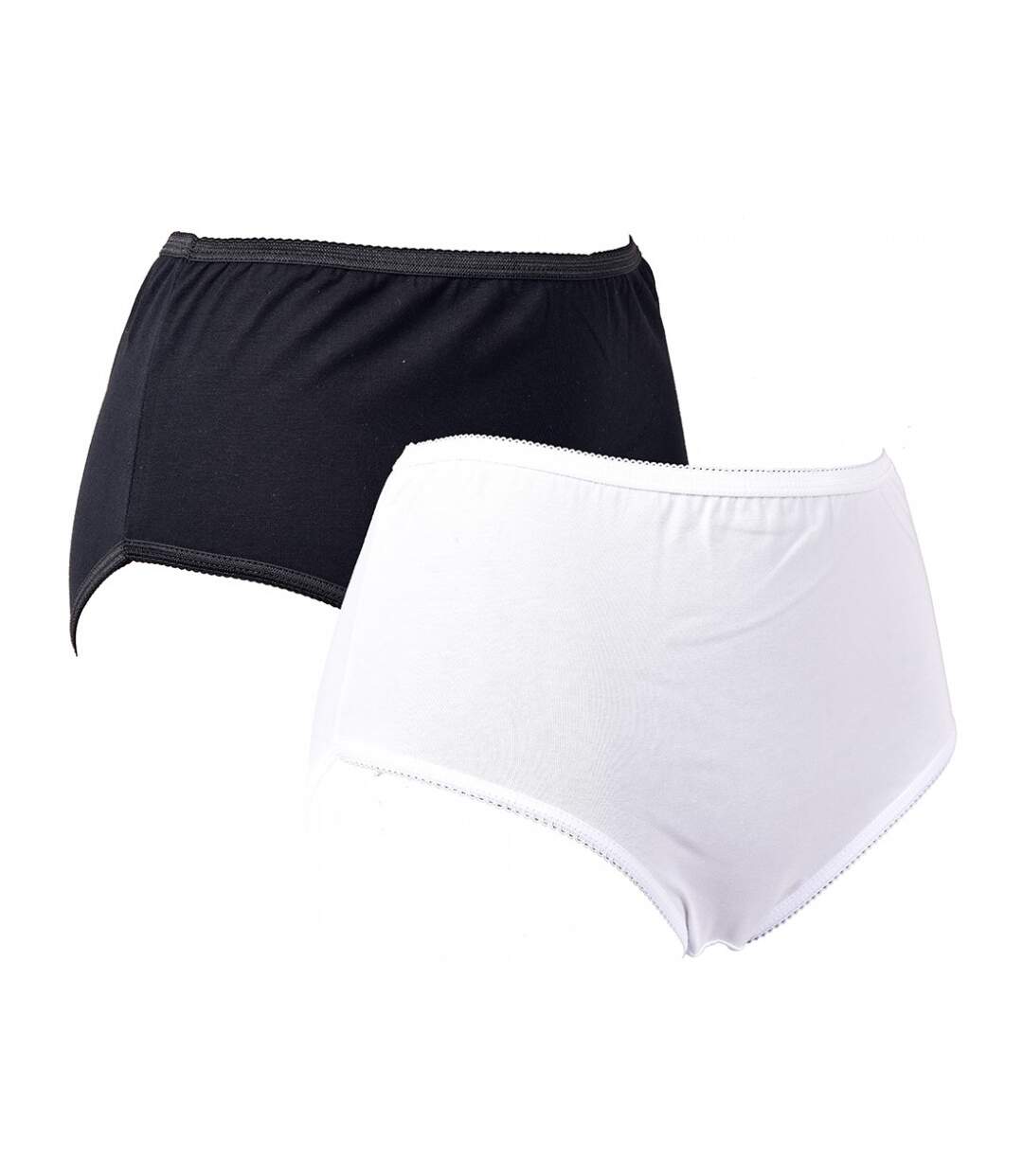 Culottes Femme Confort Maitien en Coton Qualité supérieure - Pack de 2-2