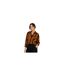 Chemise Motif/style Abstrait Femme Noir Marron Vero Moda-1