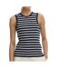 Débardeur marine/blanche femme tommy hilfiger slim cody-1