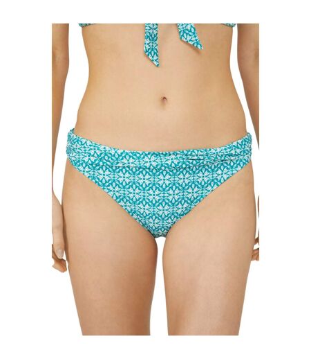 Bas de maillot de bain savannah femme bleu sarcelle Mantaray