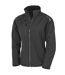 Result Genuine Recycled Womens/Ladies Recycled 3 Layer Soft Shell Jacket (Black)