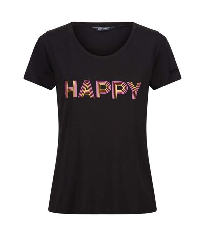 T-shirt fingal enjoy every moment femme noir Regatta