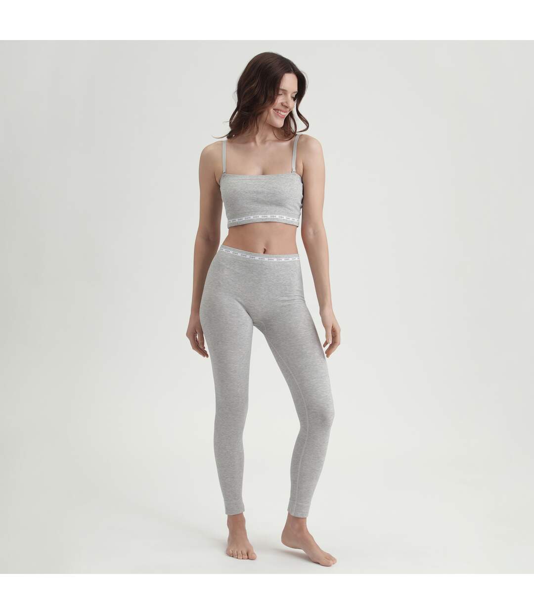 Legging sans couture en tissu côtelé Icons Seamless-3