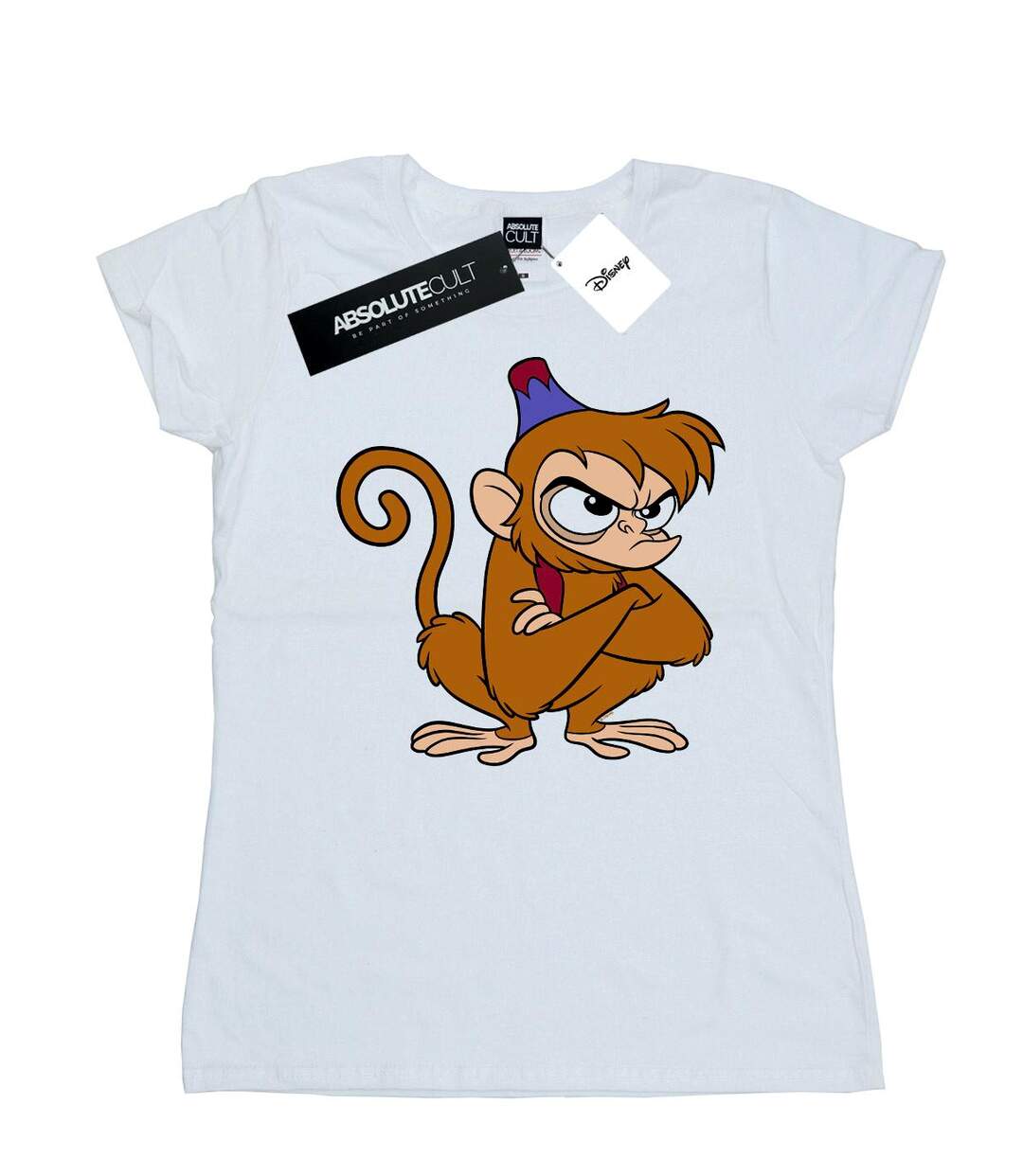 Disney - T-shirt ALADDIN ANGRY ABU - Femme (Blanc) - UTBI16275-1