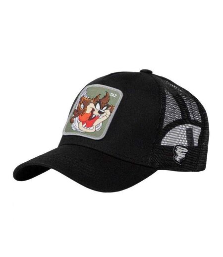 Casquette Trucker Motif Diable De Tasmanie Motif/style Looney Tunes Freegun Adulte Noir Capslab