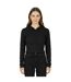 Womens/ladies Knitted Cropped Full Zip Hoodie Black Jack Wills-4