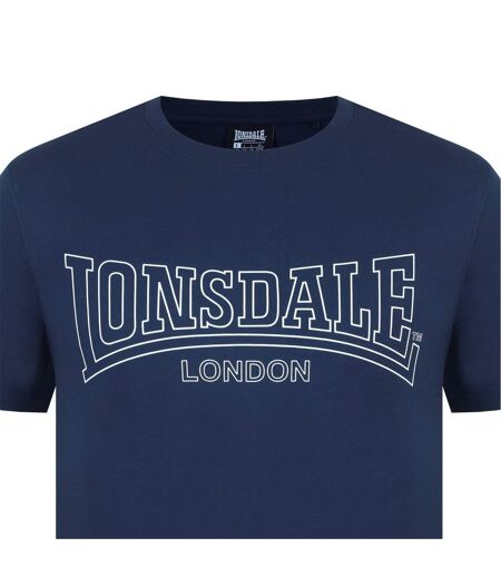 T-shirt Motif/style Géométrique Homme Bleu Marine Lonsdale