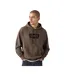 Sweat À Capuche Motif/style Aile De Chauve-souris Et Logo Homme Marron Levis-1