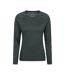 Womens/ladies Quick Dry Long-sleeved Top Khaki Green Mountain Warehouse-1