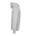 Mens Basic Full Zip Hoodie Gris Chiné Build Your Brand-3