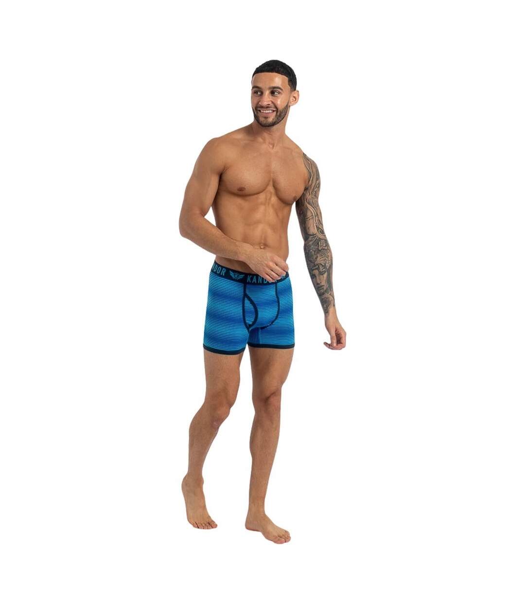 Boxers jeckers homme bleu Kandor