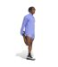 Mens Adizero Quarter Zip Running T-shirt Blue Adidas-3