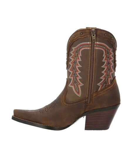 Bottines Santiags Crush Femme Marron Durango