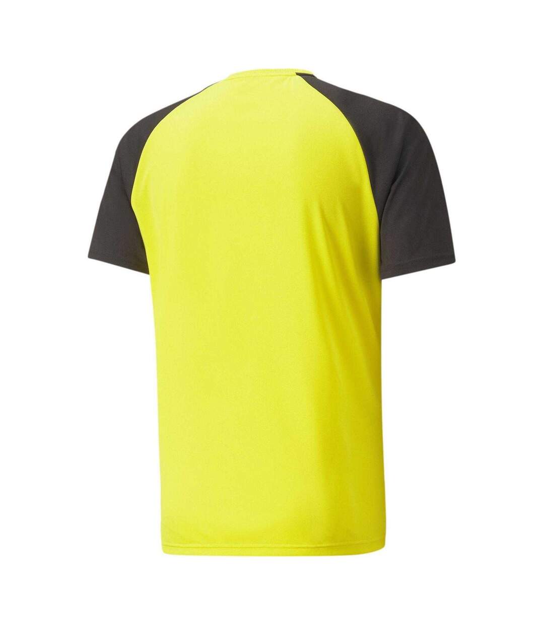 Mens Teampacer Colour Block T-shirt Yellow Black White Puma-2