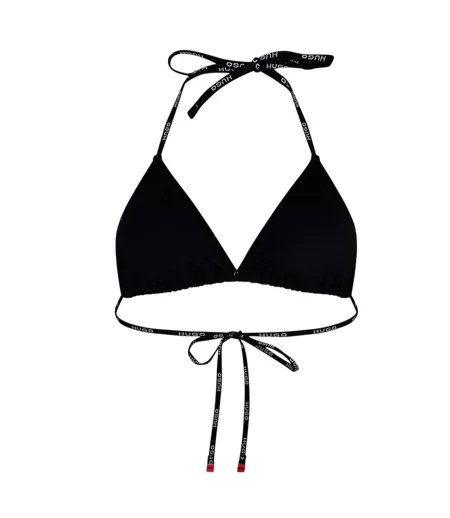 Haut De Maillot De Bain Motif/style Triangle Pure Femme Noir Hugo Boss