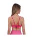 Womens/ladies Triangle Bikini Top Pink Hugo-2