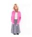 Womens/ladies Buttercups Jersey Midi Skirt Blue White Lazy Jacks-1