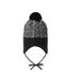 Childrens/kids Paljakka Beanie Black Grey Reima-2