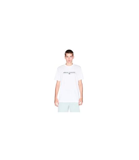 T-shirt Motif/style Linéaire Homme Blanc Cassé Armani Exchange