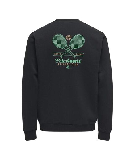 Sweat noir/vert homme only & sons 22034848