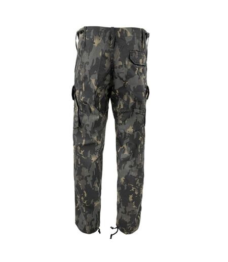 Pantalon À Poches Motif/style Camouflage Pcs Homme Noir Camouflage Viper