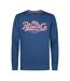 Sweat bleu/rose homme petrol industries neck-1