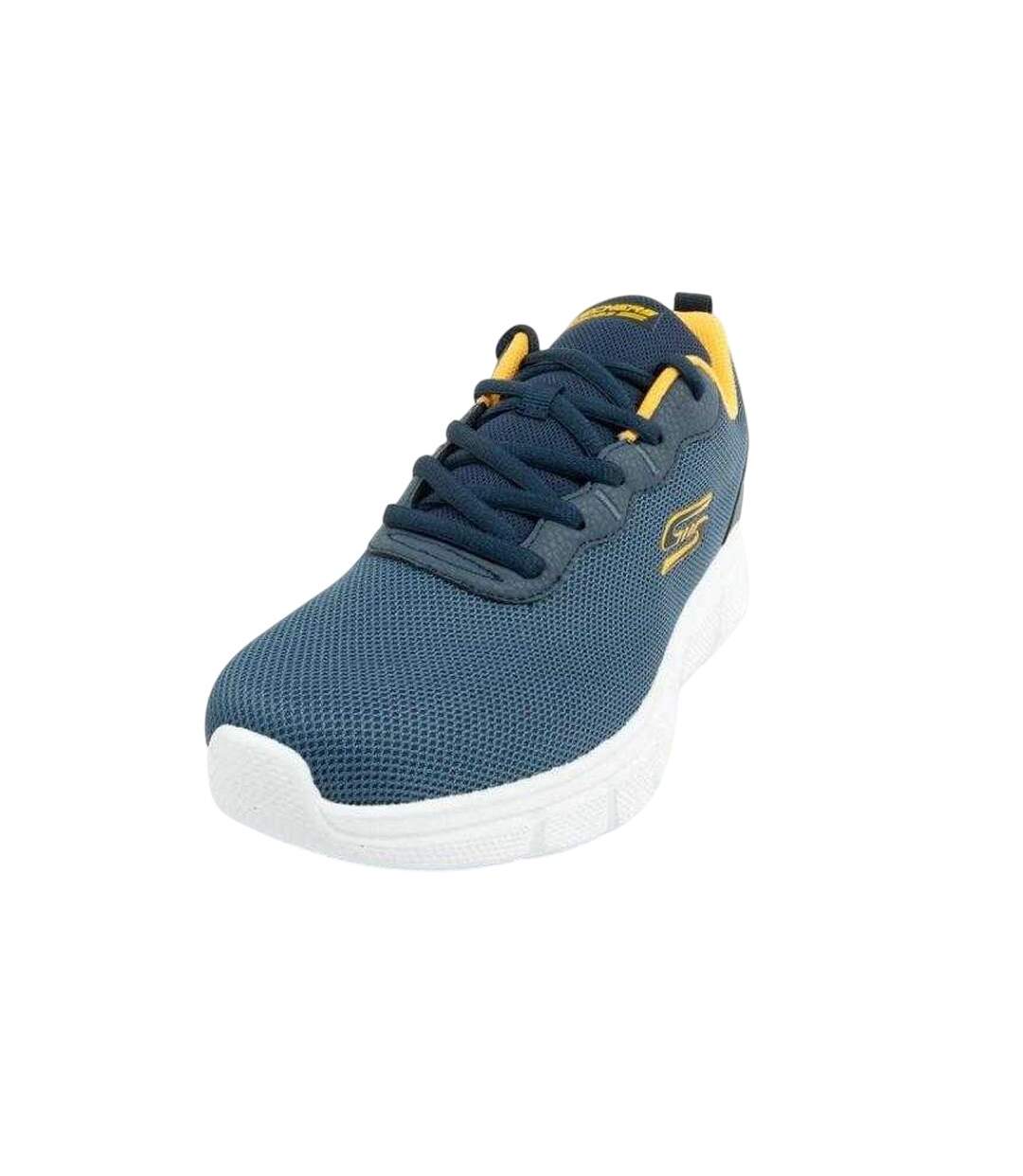 Baskets Bobs B Flex Icy Edge Homme Bleu Marine Skechers-4