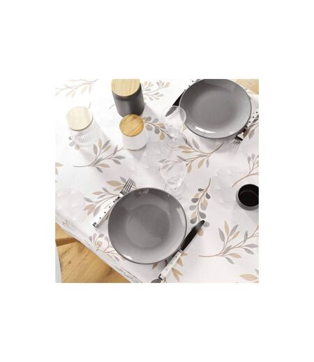Nappe Antitache Imprimé Manola 150x240cm Naturel