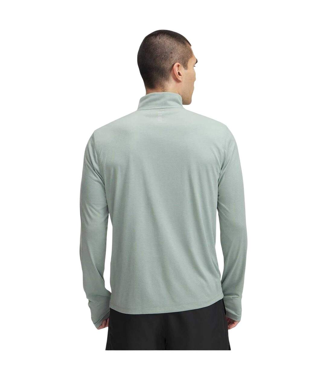 Mens Launch Quarter Zip Track Top Green Under Armour-2